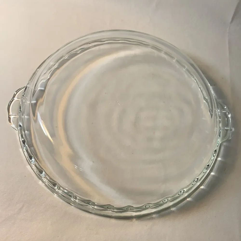 Pyrex Fluted Pie Plate 9.5 In 24 cm USA No Range Broil 229 32 - Picture 7 of 7